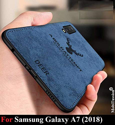 MobiTussion® - Deer Series - Shockproof Anti Slip Soft Fabric Case with with Camera Protection Premium Protective Back C