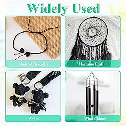 Black Nylon String, Anezus 0.8mm Nylon Thread