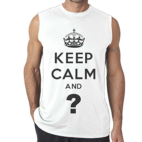 Bioworld Men's Keep Calm And Call Batman T-Shirt