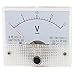 uxcell 85C1-V Panel DC Voltage Volt Analog Gauge Meter Voltmeter 0-20V