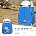 Leader Accessories Pop Up Shower Tent Dressing Changing Room Privacy Portable Camping Shelters 4' x 4' x 78