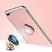 ANARONA Phone Ring Holder, 2PCS Full-Metal 360° Rotation Phone Grip Kickstand Work on Magnetic Car Holder Finger Ring Stand for iPhone 8 7 7 Plus 6S 6 5 5S, Samsung Galaxy and iPads (Rose Gold)