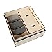 The Broken Token One Night Collection Compatible Game Crate - Wooden Storage Box with Multiple Trays and Dividers