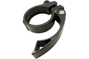 RNXRZANK Folding Bike Seat Post Clamp, Quick Release Locking 38mm