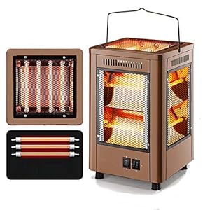 Elektrische Kachel Voor Buiten, Vijfzijdige Kachel, Automatische Roterende Elektrische Oventafel, Draagbare Elektrische…