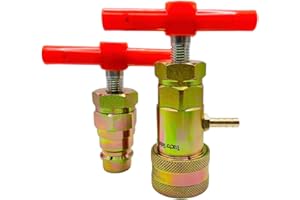 PT SQUARED TRADING CO. The Original Hydraulic Quick Coupling Pressure Decompression Relief Release Tool 1/2" Ag/Pioneer/Poppet Size fits models of Kubota, John Deere, Other Compact Tractors