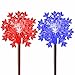 Christmas Decoration Snowflakes Color Changing Solar Powered Holiday Garden Stake Lights Outdoor Decoration Lawn Patio Deck Yard Decor