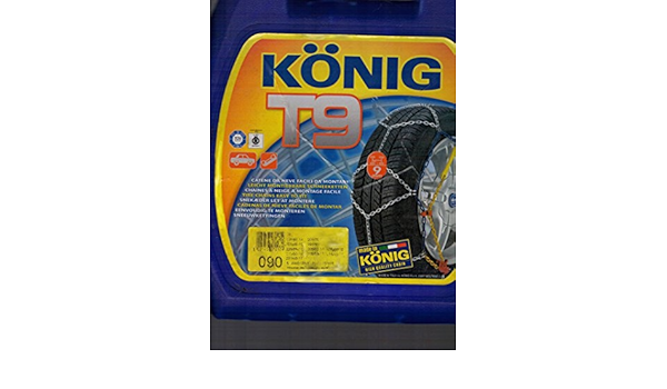 Konig 2004305090 - Cadena de Nieve T9: Amazon.es: Coche y moto