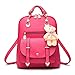 Soft Leather Backpack Lovely Schoolbag Shoulder Bag Sports Knapsack for Women