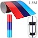 hsn_zem 5FT M-Colored Stripe Sticker car Vinyl Decal For BMW M3 M4 M5 M6 3 5 6 7 Series
