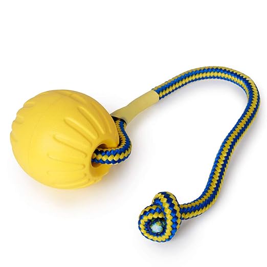 MMUY-1 Pelota de Perro con Cuerda, Pelota de Goma para ...