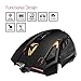 GAMDIAS Zeus eSport Laser Gaming Mouse with 8200 DPI, Unique Side Grip Calibration & 9 Programmable Buttons (GMS1100)