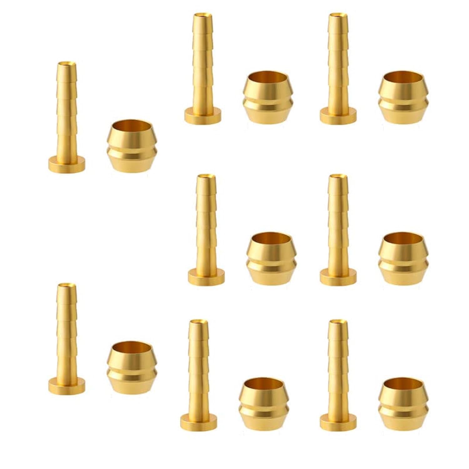 zalati Bicycle Hose Olive & Connecting Insert 8pcs Oil Needle Set for Brake Disc Cable Mountain Road Bike