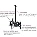 VideoSecu TV Ceiling Mount Bracket for Most 37