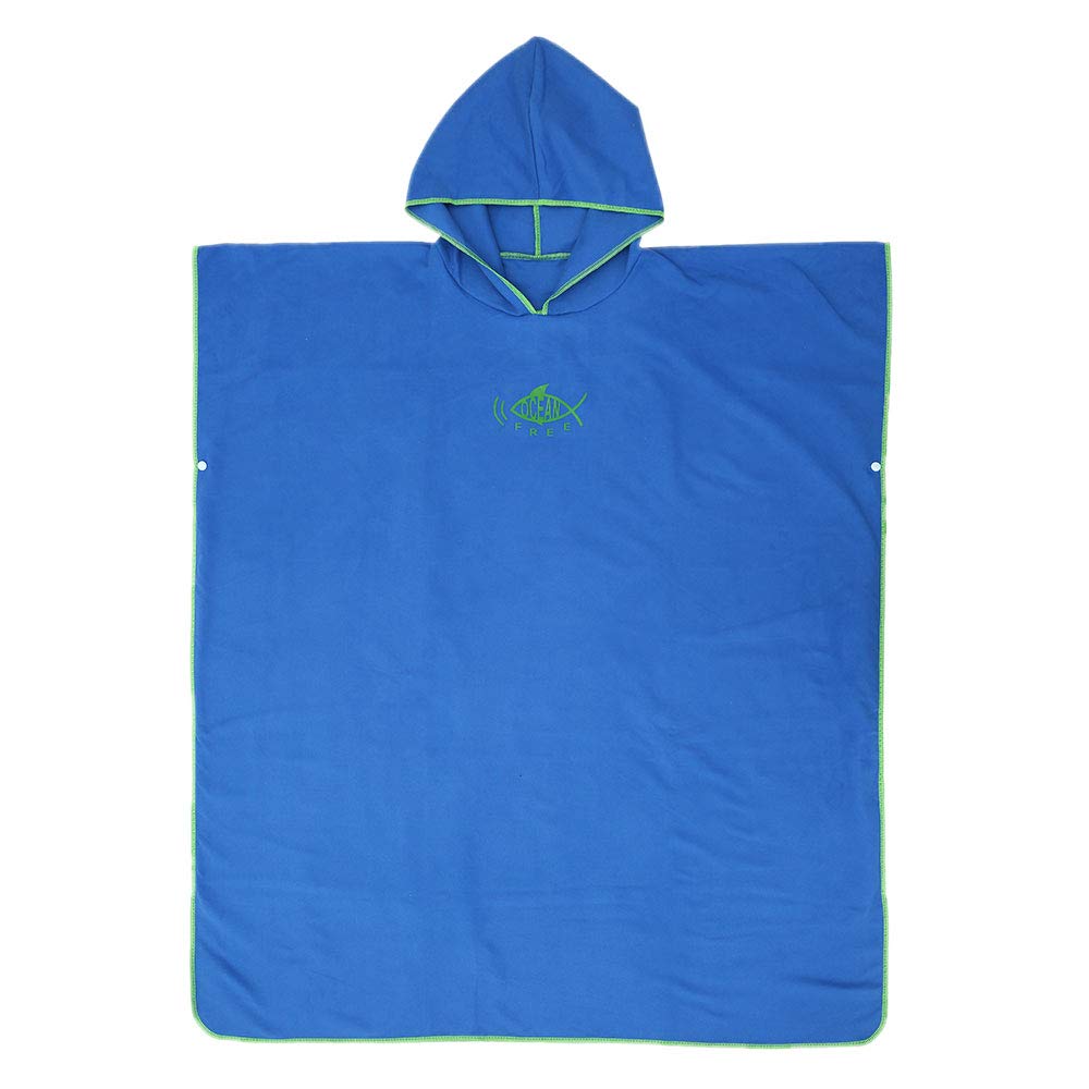 Ghopy Microfiber Surf Beach Towel Adults Changing Robe extremely light and fast-drying,for Beach, Swimming, Surfing ​Fits Men Women Adults (Blue)