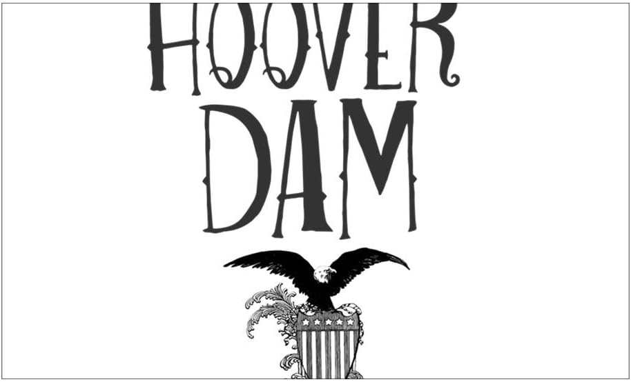 CNW Studio Hoover Dam Decal Vinyl Bumper Sticker 5"
