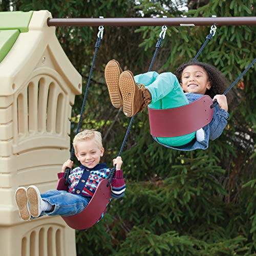 Step2 Play Up Gym Set Kids Outdoor Swing Set with Slide Plastic