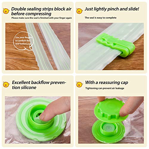 Opaza Vacuum Storage Bags, Airtight Space Compression Bags for Clothing