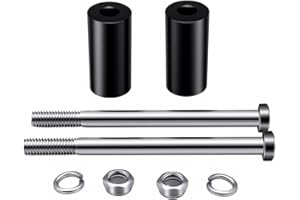Motorcycle 2'' Rise Handlebar Risers Compatible with Harley Davidson Sportster Models, Softail and Dyna Models Black