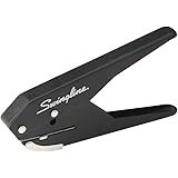Swingline 1 Hole Punch, Hole Puncher, Low Force, 20 Sheet Punch Capacity, Plier, Black (74017)