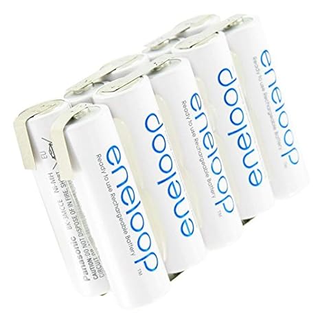 eneloop 12 Volt AkkuPack BK-3MCCE mit Lötfahnen