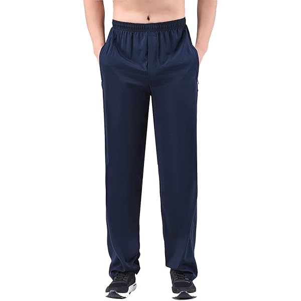 Amazon.com: Zoulee Men's Open-Bottom Cotton Track Pants