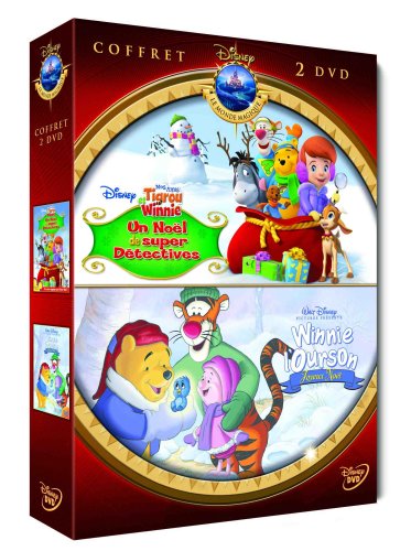Coffret - Mes Amis Tigrou Et Winnie : Un Noël De Super Détectives + Winnie L'ourson : Joyeux Noël