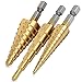 ZMZ Titanium Step Drill Bit Set Hex Shank 28 Sizes 1/8'' - 3/4'' (S)