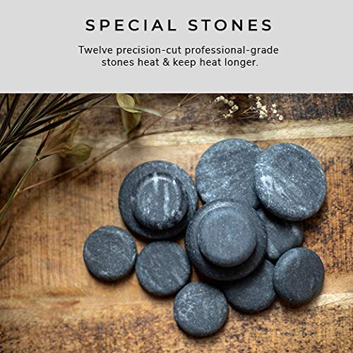 Zenstone Pro Hot Stone Warmer and 12 Pro Stones