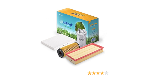 Millard Filters MZ-3670 - Kit de filtros para Leon 1 y Toledo 2, Octavia 1