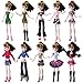UCanaan Doll Clothes and Accessories for Monster high Dolls Includes 10 Sets Handmade Clothes