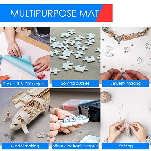 36 x 24 Inch Extra Large Microfiber Rubber Backed Table Protector Craft