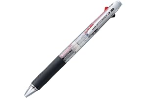 三菱鉛筆 Uni Ballpoint Pen Jetstream 3 Color Black, Red, Blue Ink 0.38mm, Transparent (SXE340038.T)