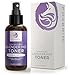 Lavender Mist Face Toner - 100% Natural Mist Spray Facial Toner - Refreshing & Revitalizing - Nourishing & Restoring Ingredients - MSM, Aloe, Yucca, Spirulina, Gotu Kola & Vitamin C - Foxbrim 4OZ
