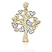 Charm America - Gold Tree of Life Pendants - 10 Karat / 14 Karat Gold - Tree Jewelry (Style 3 (10 Karat))
