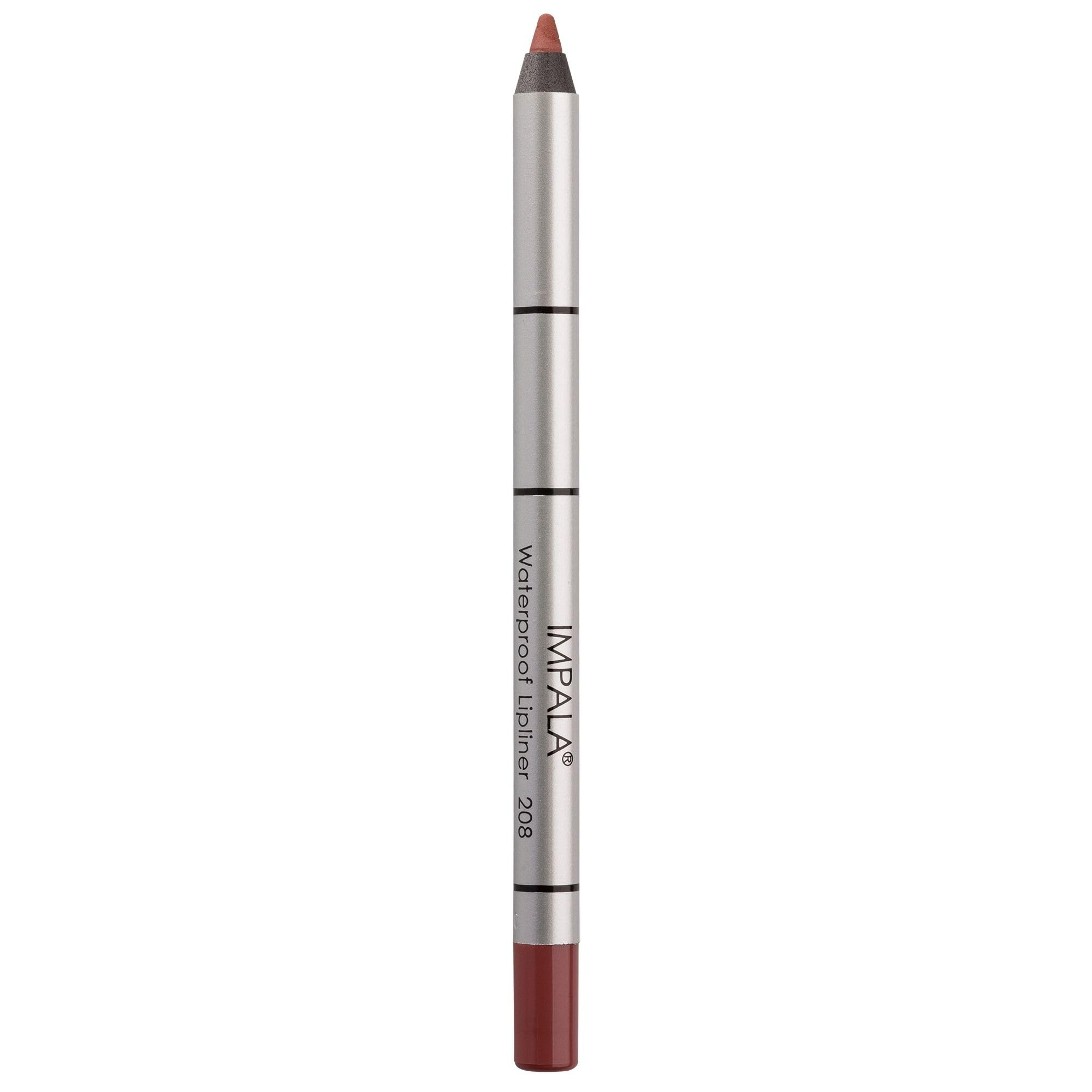 IMPALA | Creamy Waterproof Lip Pencil Nude Color 208 | Permanent Lip Liner | Waterproof Lip Pencil | Long-lasting Lip Liner | Volumizing Effect