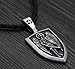 GuoShuang Viking Mens Necklaces Silver Jewelry Pendant Necklace Stainless Steel Vintage Jewelry Set of Axe Necklace Wolf Necklace Mjolnir Necklace & Compass Necklace Viking Gifts For Men 24 Inches