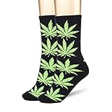 Bemaystar Marijuana Weed Leaf Cotton Socks Sport Socks Men/Women