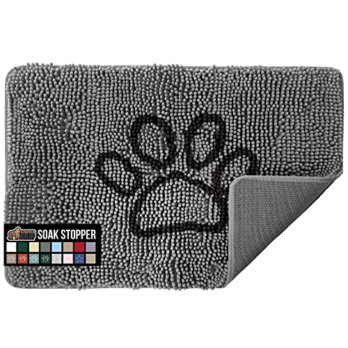 Gorilla Grip Soak Stopper Absorbent Indoor Chenille Doormat, 36x24