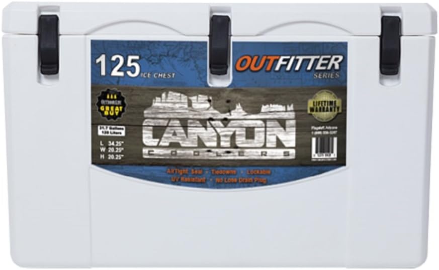 Canyon Coolers Outfitter 125qt White Marble
