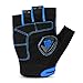 Cycling Gloves Mountain Bike Gloves Bicycle Riding Gloves Anti-slip Shock-absorbing Pad Breathable Half Finger Biking Gloves Outdoor Sports Gloves Men/Women H-002