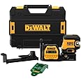 DEWALT 20V/12V MAX Laser Level, Cross Line Laser and 5 Spot Laser, Green, Bare Tool Only (DCLE34520GB)