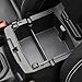 Savadicar JL Center Console Organizer Storage Tray for 2018-2019 Jeep Wrangler JL JLU & 2020 Jeep Gladiator JT Truck, Armrest Box Secondary Storage, Black