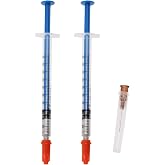 2Pcs Silver Conductive Paste, Conductive Paint &amp; Wire Glue Pen, Silver Epoxy Liquid Solder, for Circuit Board, PCB, Electronics Repair (0.2ml Each)