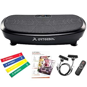 arteesol 3D Vibration Plate, Vibration Plate Exercise Machine, Vibration Fitness Trainers with Dual Motor, High Speed…