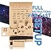 D-scope Pro(TM) Google Cardboard Kit 45mm Focal Length with Magnet Washer with Printed Instructions 3d HQ Virtual Reality