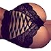 Cradlebeauty Sexy Womens Lace Lace-up High Waist See-Through Briefs Panties