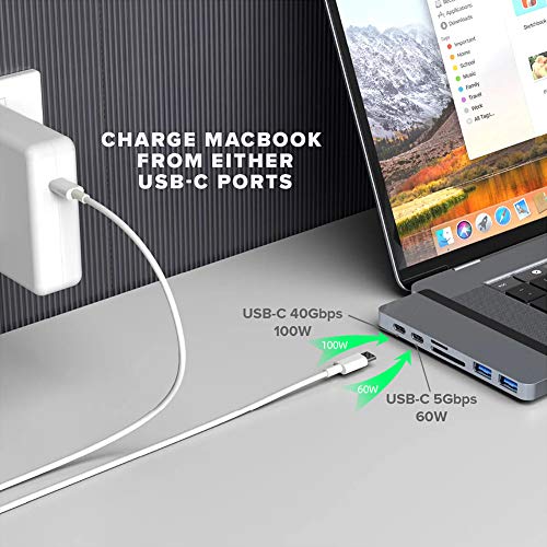HyperDrive USB C Hub, Mac TypeC Dual Hub Adapter for MacBook Pro Air