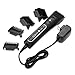 Kingta Rechargeable Hair Clipper Trimmer Mustache Shaving Trimmer (Black+Silver)