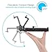 Selfie Stick, NOOTPRODUCTS LOCUST Series Compact Portable Self-Portrait Extendable Monopod with built-in Bluetooth Remote Shutter for iPhone 6s, 6, 5s, Android and All Other Smartphones - Black